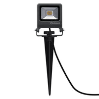 Ledvance ENDURA Garden Flood Spike LED Buitenlamp 10W 3000K 800 lumen IP65 Donkergrijs