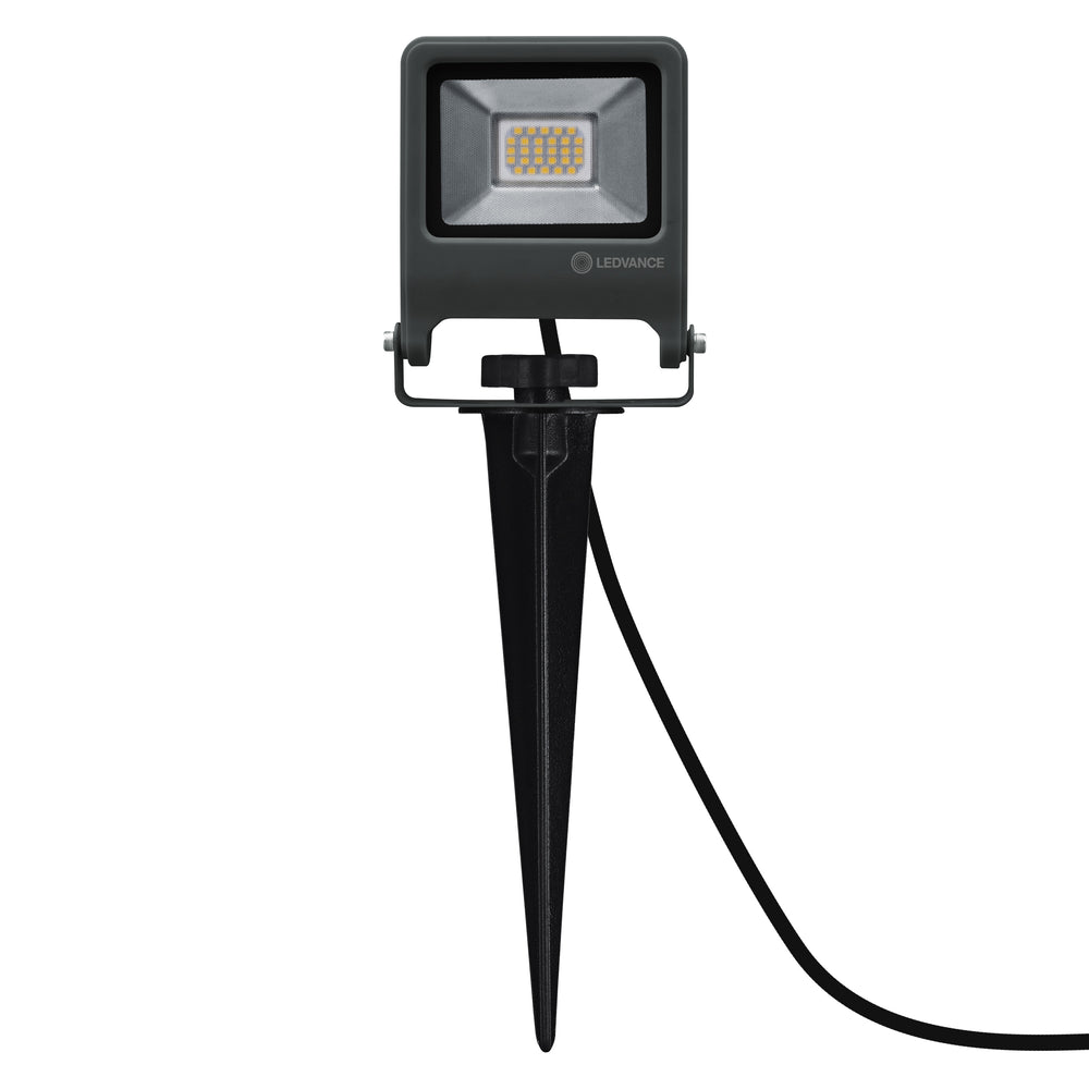 Ledvance ENDURA Garden Flood Spike LED Buitenlamp 20W 3000K 1700 lumen IP65 Donkergrijs