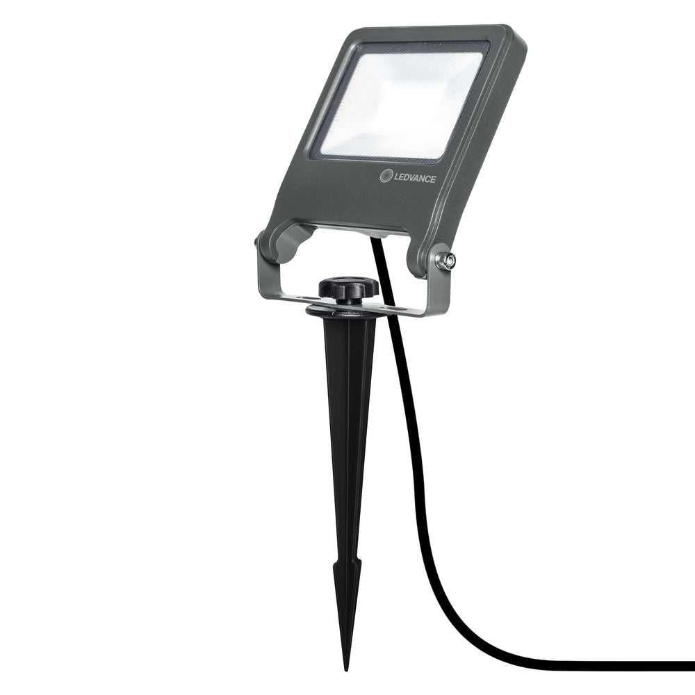Ledvance ENDURA Garden Flood Spike LED Buitenlamp 20W 3000K 1700 lumen IP65 Donkergrijs