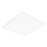 Panneau LED compact Tsong 33W 3000K 1521 lumen 60x60cm aluminium blanc