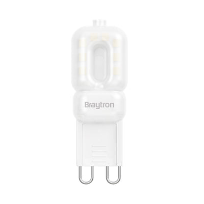 Braytron LED G9 capsule, 3W dimmable, 3000K blanc chaud, 260 lumens, angle de faisceau de 240°, 220-240V
