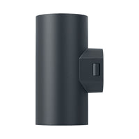 Applique murale LED d'extérieur Braytron 2x9W IP65 3IN1 1780 lumen gris