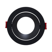 Braytron indoor spotlight, MR16 fitting, 35W, zwart aluminium, 85mm diameter