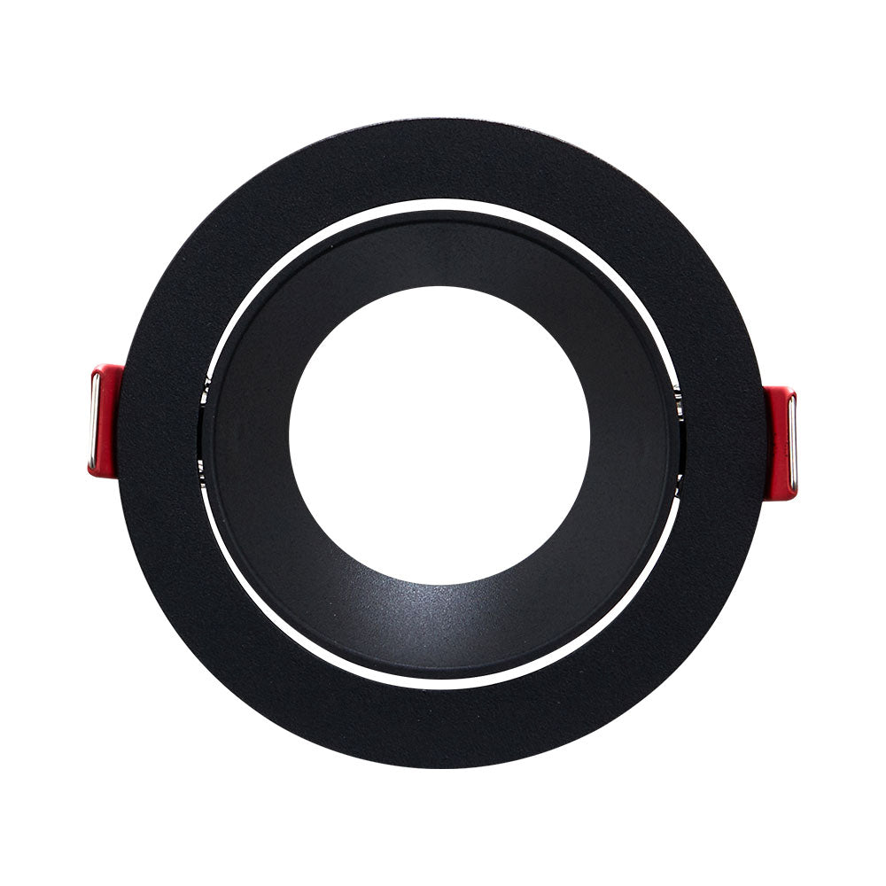 Braytron indoor spotlight, MR16 fitting, 35W, zwart aluminium, 85mm diameter