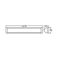 Braytron réglette LED 35W 6500K 3600 lumens IP40 220-240V Blanc 1175mm éclairage intérieur blanc froid