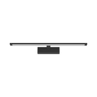 Applique miroir LED Braytron 12W Noir 600mm CCT 3-en-1 220-240V IP44 900 lumens Aluminium