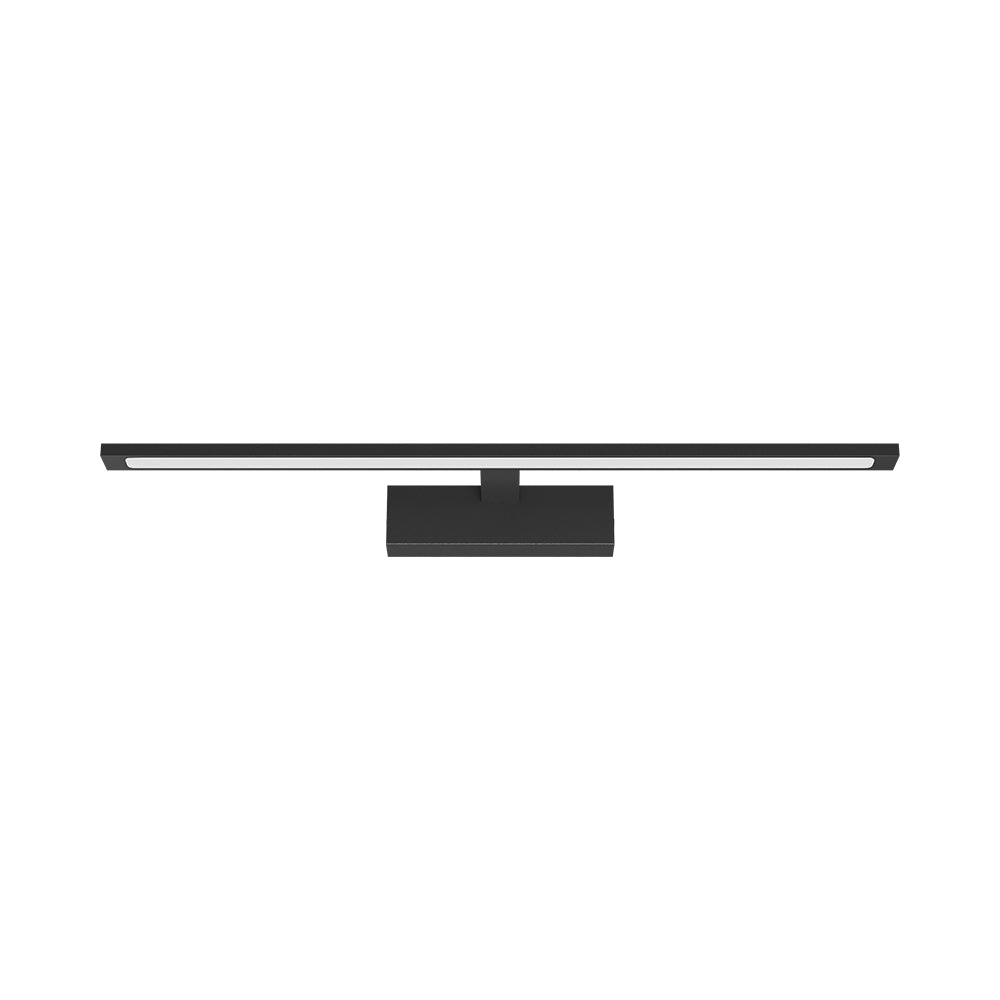 Applique miroir LED Braytron 12W Noir 600mm CCT 3-en-1 220-240V IP44 900 lumens Aluminium
