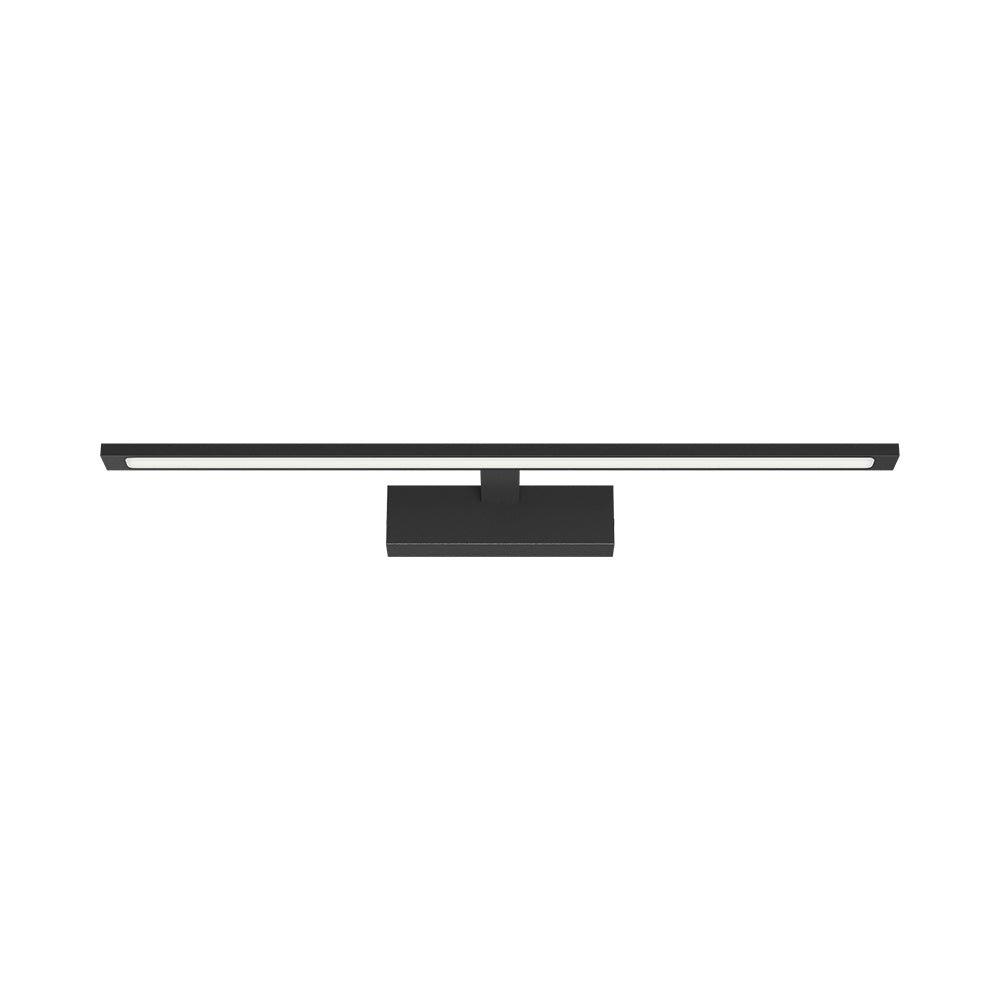 Applique miroir LED Braytron 12W Noir 600mm CCT 3-en-1 220-240V IP44 900 lumens Aluminium