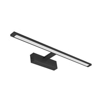 Applique miroir LED Braytron 12W Noir 600mm CCT 3-en-1 220-240V IP44 900 lumens Aluminium
