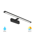 Applique miroir LED Braytron 12W Noir 600mm CCT 3-en-1 220-240V IP44 900 lumens Aluminium