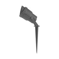 Braytron LED prikspot 9W Amber 220-240V IP65 IK08 buiten aluminium Grijs 60° stralingshoek