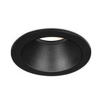 Braytron LED spotarmatuur, MR16 fitting, 35W max, IP20 Zwart aluminium rond inbouw 85mm zaagmaat 70mm