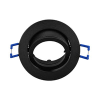 Spot encastré rond LED Braytron, Aluminium noir, Douille MR16, 35W max, Éclairage intérieur IP20
