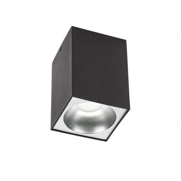Projecteur de plafond LED Spectrum Cube Noir 95x95x138mm IP20 230V boîtier sans spot LED