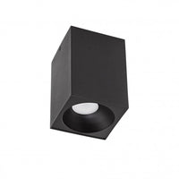 Spectrum LED plafondspot cube mat zwart 95x95x138mm excl. LED spot voor moderne verlichting 