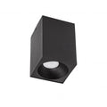 LED plafondspot - Cube Mat Zwart 95x95x138 mm - Excl. LED Spot
