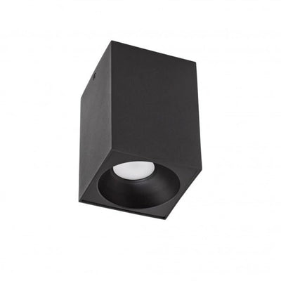Spectrum LED plafondspot Cube Zwart 95x95x138 mm IP20 opbouw GU10 fitting binnen