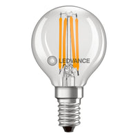 Klassieke LED E14 filamentlamp helder 4W 470 lumen 2700K zeer warm wit vervangt 40W