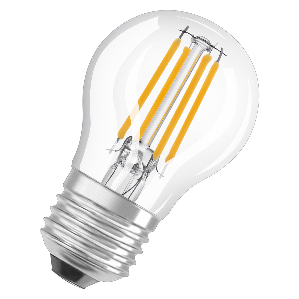 Ampoule LED filament E27 classique transparente 5.5W 2700K 806 lumens blanc chaud remplace 60W