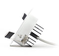 Spot encastré LED 3W dimmable avec lumière blanche 4000K, remplace 25W, inclinable