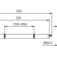 Philips CoreLine WT210C LED waterdichte armatuur, 39W 4000K 5000 lumen, IP68 IK10, 1315mm polycarbonaat behuizing