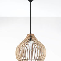 Sollux Lighting LED hanglamp APRILLA, 1xE27 fitting, 220-240V, IP20, mat goud aluminium, CE RoHS