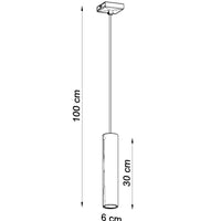 LED Hanglamp wit LAGOS - 1 x GU10 aansluiting