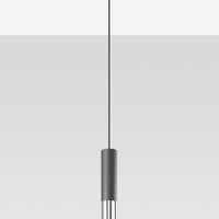 LED Hanglamp zwart chrome LOOPEZ - 1 x GU10 aansluiting