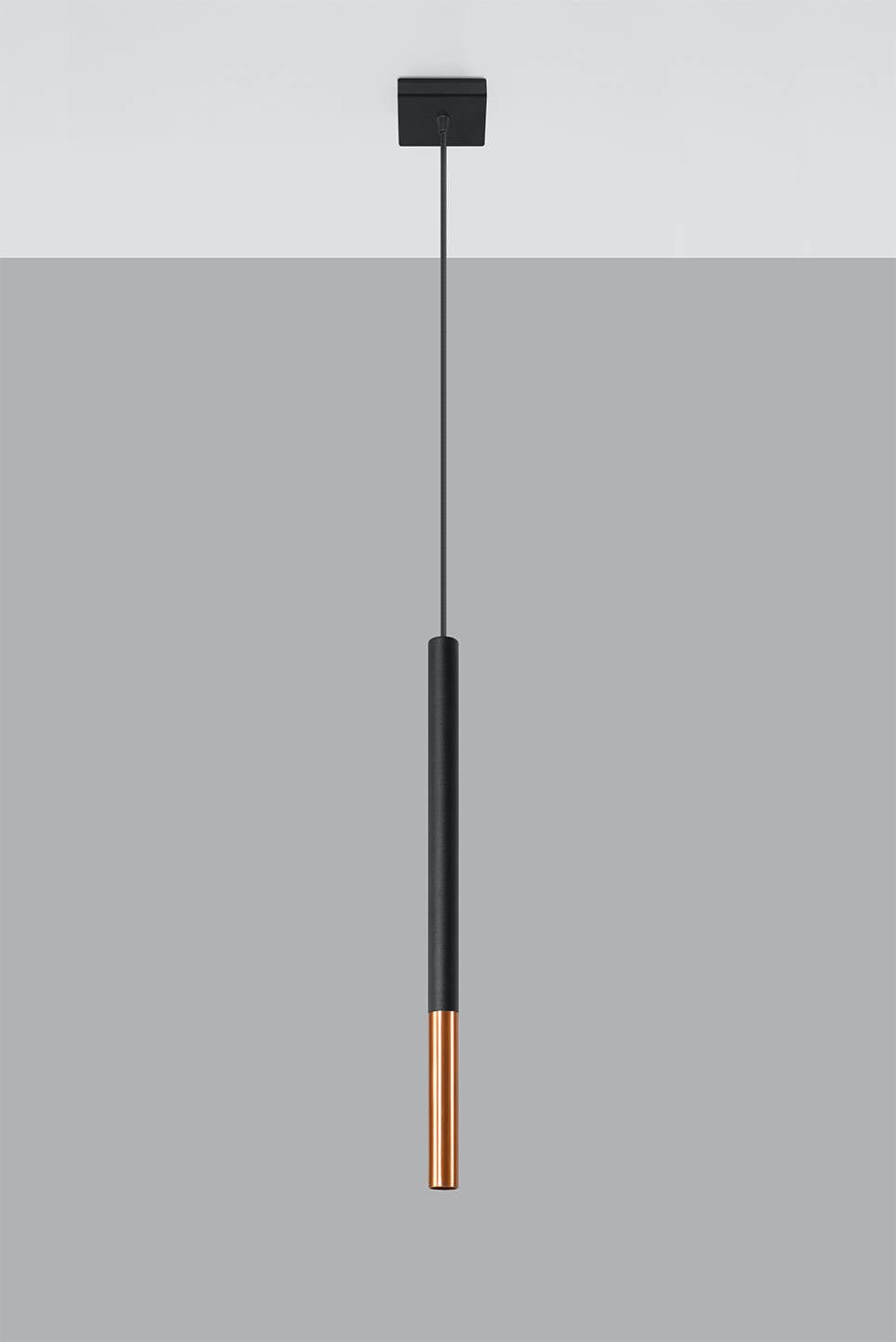 LED Hanglamp zwart koper MOZAICA - 1 x G9 aansluiting