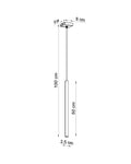 LED Hanglamp zwart PASTELO - 1 x G9 aansluiting