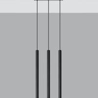 LED Hanglamp zwart PASTELO - 3 x G9 aansluiting