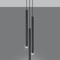 LED Hanglamp zwart PASTELO - 3 x G9 aansluiting