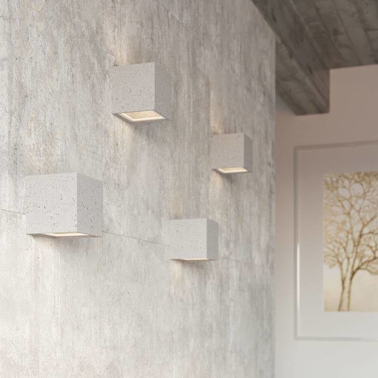 LED Wandlamp beton LEO - 1 x G9 aansluiting 