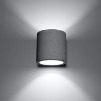 LED Wandlamp beton ORBIS - 1 x G9 aansluiting 