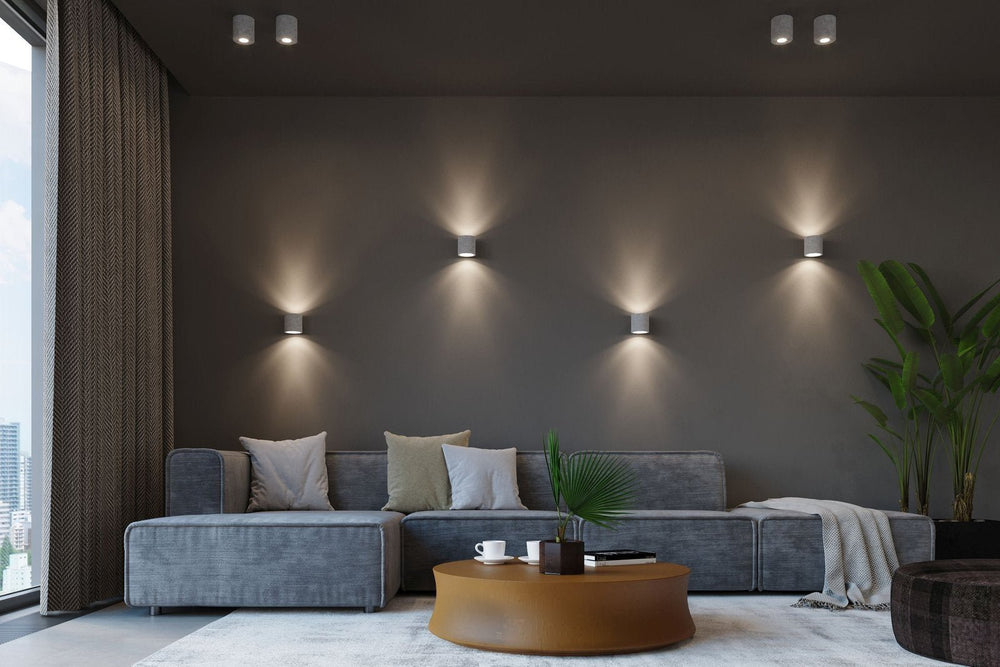 LED Wandlamp beton ORBIS - 1 x G9 aansluiting 