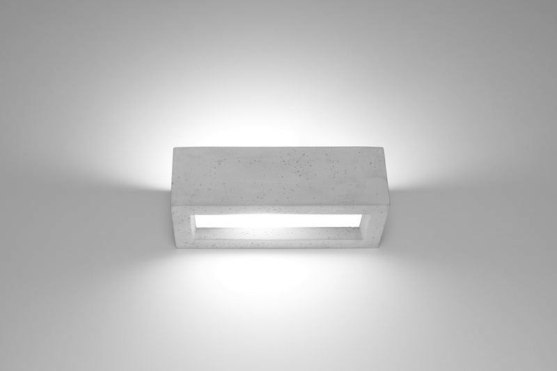 LED Wandlamp beton VEGA 30 - 1 x E27 aansluiting 