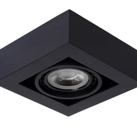 Lucide Zefix LED plafondspot gu10 2200K-3000K zwart dim to warm