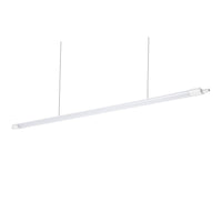 Luminaire LED Spectrum 150cm 45W 4000K IP65 5150 lumens montage plafond ou suspension Blanc