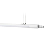 Luminaire LED Spectrum 150cm 45W 4000K IP65 5150 lumens montage plafond ou suspension Blanc