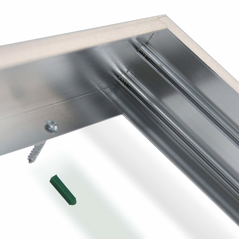 Panneau LED aluminium argent 120x60cm cadre avec puce Philips