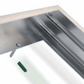Panneau LED aluminium argent 120x60cm cadre avec puce Philips