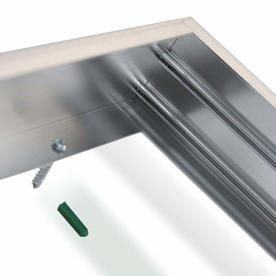 LED paneel aluminium zilver 120x60cm frame met Philips chip