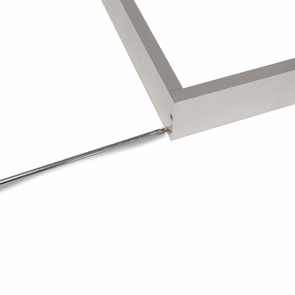 Panneau LED aluminium argent 120x60cm cadre avec puce Philips