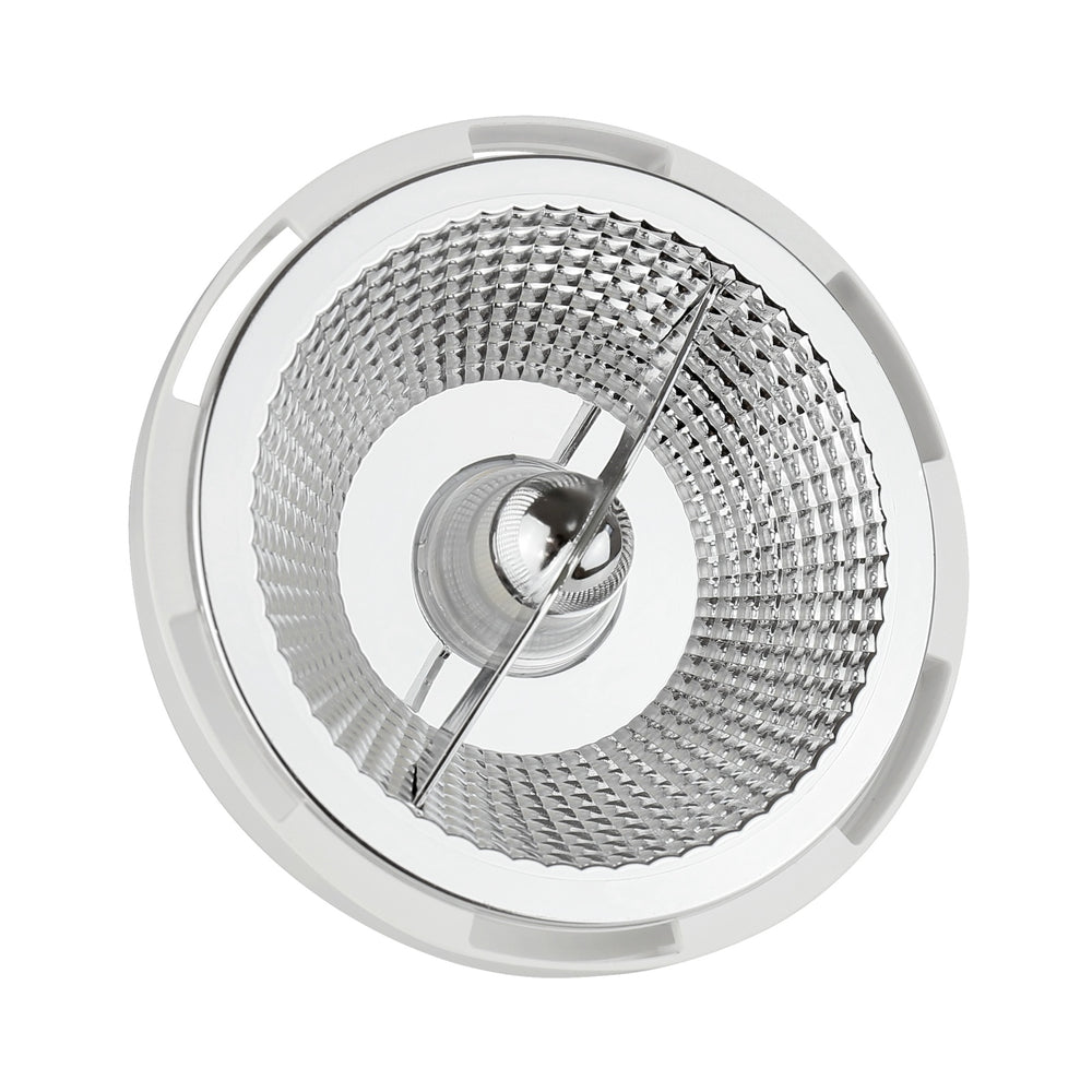 LED Spot - GU10 AR111 - 12W vervangt 70W - 3000K warm wit licht - Lichtspreiding 20°