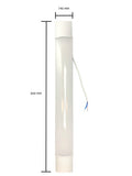 Réglette LED Spectrum 60cm, 18W 230V, 3000K blanc chaud, 2100 lumens, faisceau 120°, IP20 Boîtier blanc