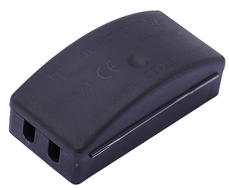 Boîte de dérivation LCB avec bornier 3 conducteurs 0,25mm² à 2,5mm² IP44, 220-240V, certifiée CE RoHS