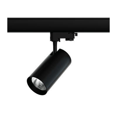 LCB 3-Fase LED Railspot 20W 3000K Zwarte behuizing voor flexibele accentverlichting