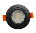 Spot encastré LED LCB Noir 10.5W 3000K IP20 220-240V sans scintillement CE RoHS garantie 5 ans