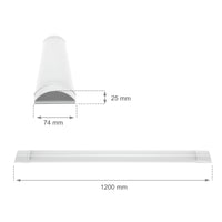 LED Batten - 120cm 32W LED armatuur - 3000K 830 warm wit licht - compleet incl. bevestigingsmateriaal