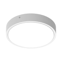 Hublot LED rond 250P, 10,5W, 1220 lumens, CCT commutable 3000K/4000K, IK10, Boîtier en aluminium blanc